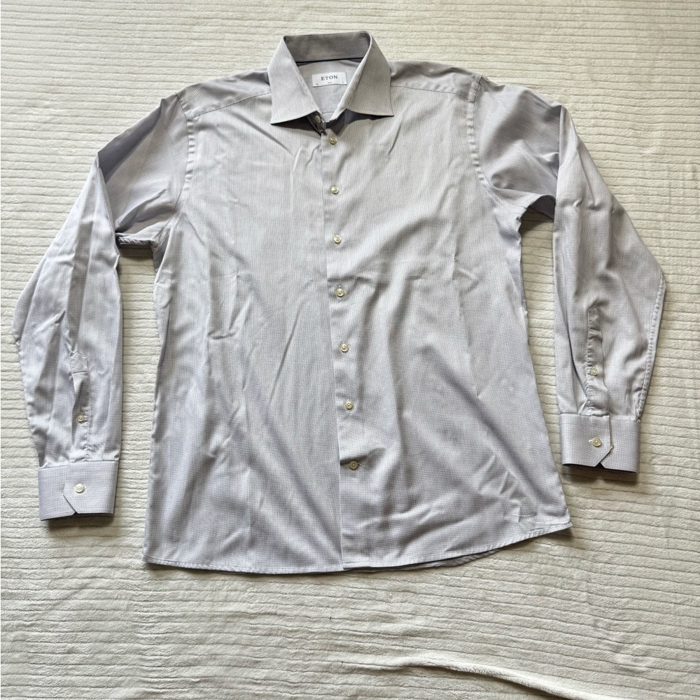 Eton Men's Subtle Gray Dress Shirt